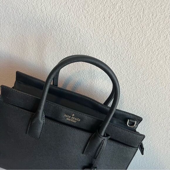 KATE SPADE Black Cameron Street Candace Tote Satchel Handbag Bag Leila - Picture 2 of 14